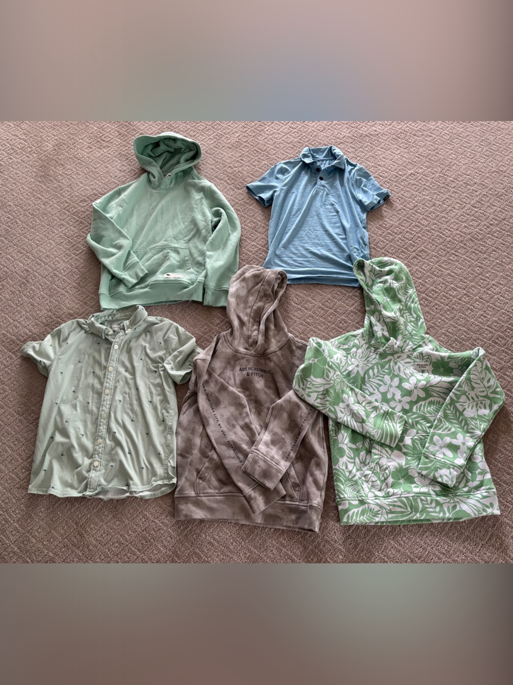 abercrombie kids hoodie shirt bundle